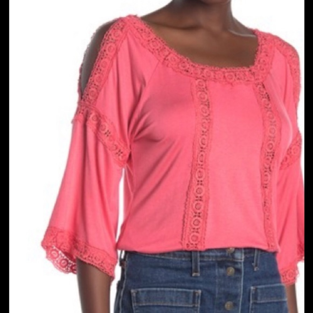 Forgotten Grace Cold Shoulder Top